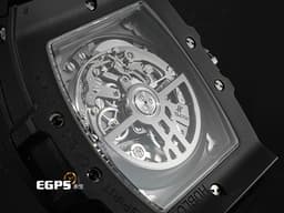 Hublot 宇舶 Spirit of Big Bang Titanium Blue 大爆炸 靈魂系列 641.CI.0173.RX <font color="#05f0f0">黑色陶瓷錶圈、鏤空面盤</font>&nbsp;酒桶型 鈦金屬材質 <font color="#ff0000">2019年保卡</font>&nbsp;自動上鍊 42mm