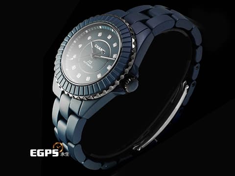 CHANEL 香奈兒 J12 H9657 2025年最新款 霧面藍色高抗磨陶瓷材質 霧面藍色清漆錶盤 原廠鑲嵌鑽石時標 2025年保卡 自動上鏈&nbsp;33mm
