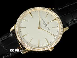 Vacheron Constantin 江詩丹頓 VC錶 Patrimony 40 傳承系列 81180/000R-9159 經典 玫瑰金 <font color="#ff0000">精鑲鑽石外圈</font>&nbsp;<font color="#ff0000">6.79mm 超薄機芯&nbsp;</font>手上鏈 40mm