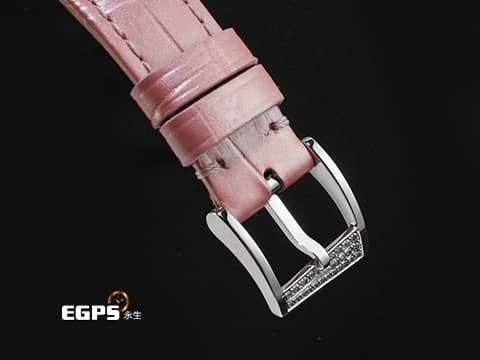 Vacheron Constantin 江詩丹頓 25010 18K白金材質 精鑲滿天星鑽石面盤、錶圈 精鑲鑽石錶扣&nbsp;整支錶重約1.68兩 石英機芯 23mm