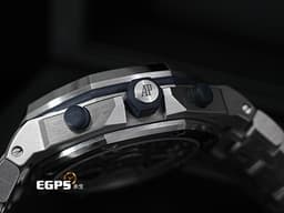 Audemars Piguet 愛彼 AP錶 Royal Oak Offshore 皇家橡樹 離岸型 26238ST.OO.2000ST.01 <font color=#4169e1>經典初代雲夜藍「Petite Tapisserie」格紋面盤</font> 飛返 計時碼錶 26238 ST 不鏽鋼 <font color=#FF0000>2022年保卡 最新易換式錶帶系統 另附膠帶錶帶</font> 自動上鍊 42mm