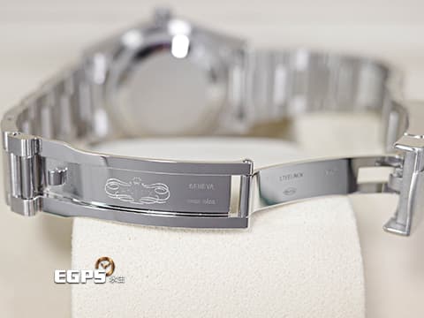 ROLEX 勞力士 Oyster Perpetual 34 蠔式恆動型 124200 最新款 開心果綠色面盤&nbsp;OP34 不鏽鋼 大三針&nbsp;2025年保卡 自動上鍊 34mm