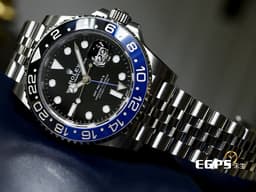 ROLEX 勞力士 GMT-Master II 蠔式 格林威治型 126710BLNR <font color="#4169e1">蝙蝠俠 Batman 藍黑圈</font>&nbsp;126710 BLNR 兩地時間 不鏽鋼&nbsp;<font color="#FF0000">2019年台灣公司貨 紀念型（Jubilee）五銖錶帶</font> 自動上鍊 40mm