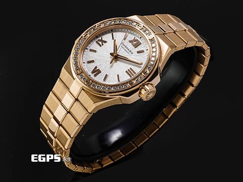 CHOPARD 蕭邦 Alpine Eagle 33 雪山傲翼 阿爾卑斯雄鷹 295384-5001 18K玫瑰金材質 原廠鑲嵌鑽石錶圈&nbsp;銀白色螺旋放射紋面盤 大三針&nbsp;2023年保單 新錶定價：1,600,000元&nbsp;自動上鍊 33mm