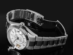 ROLEX 勞力士 Sky-Dweller 蠔式 天行者 336934 <font color="#05f0f0">最新9002機芯 白色面盤</font> 沙羅系統 年曆錶 兩地時區 不鏽鋼 經典三角坑紋錶圈 <font color="#FF0000">2025年保單 蠔式（Oyster）三節錶帶</font> 自動上鍊 42mm