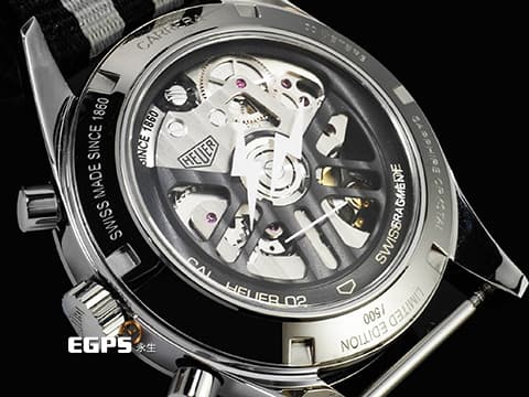 Tag Heuer 泰格 豪雅 Carrera 卡萊拉系列 CBK221A.EB0171 不鏽鋼材質 計時碼錶 Fragment Design 藤原浩聯名款&nbsp;限量500支&nbsp;賽車錶 自動上鍊 39mm