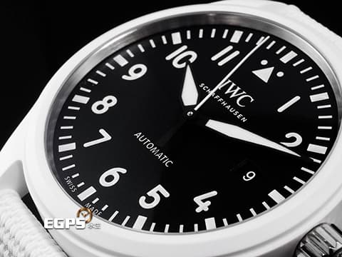 IWC 萬國錶 Pilot's Top Gun 飛行員 海軍空戰部隊 TOP GUN「太浩湖」特別版 IW328104 白色陶瓷材質 5日動力儲存 2023年保單 自動上鍊 41mm