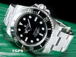 ROLEX 勞力士 Submariner 潛航者 114060 陶瓷框 <font color="#70cce1">經典 無日曆 黑水鬼</font> <font color="#ff0000">2019年保卡</font> 潛水錶 自動上鍊 40mm