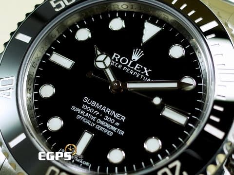 ROLEX 勞力士 Submariner 潛航者 114060 陶瓷框 經典 無日曆 黑水鬼 2019年保卡 潛水錶 自動上鍊 40mm