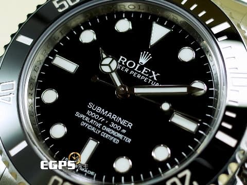 ROLEX 勞力士 Submariner 潛航者 114060 陶瓷框 經典 無日曆 黑水鬼 2018年保單 潛水錶 自動上鍊 40mm