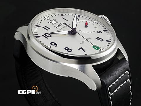IWC 萬國 Big Pilot`s 7 Days 大飛行員 七日鏈 IW501014 不鏽鋼材質 「萬惡之城-拉斯維加斯」特別版 宛如賭徒輪盤般的綠紅黑日期窗&nbsp;2021年保卡 限量發行250枚 自動上鏈 46mm