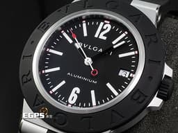 BVLGARI 寶格麗 Bulgari Aluminium系列 103445&nbsp;<font color="#e2e2e2">鋁合金+鈦金屬材質</font>&nbsp;<font color="#4F4F4F">黑色橡膠刻度錶圈</font>&nbsp;<font color="#FF0000">2025年保卡 台灣公司貨</font> 自動上鍊 40mm