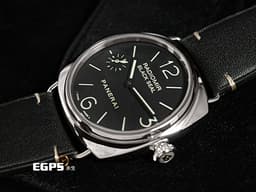 PANERAI 沛納海 Radiomir Black Seal PAM00183 黑豹 <font color="#95e684">經典三明治夜光面盤</font> 不鏽鋼 小秒針 復古 洋蔥頭錶冠 PAM183&nbsp;<font color="#FF0000">台灣公司貨</font>&nbsp;手上鍊 45mm