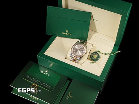 ROLEX 勞力士 Datejust 41 蠔式日誌型 126331 半金款 永恆玫瑰金 Sundust 日亮金面盤 DJ41 經典三角坑紋錶圈 2023年保卡 自動上鍊 41mm