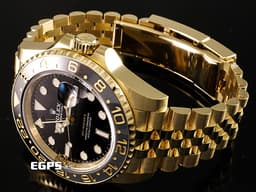 ROLEX 勞力士 GMT-Master II 蠔式 格林威治型 126718 GRNR 兩地時間 <font color="#f5dea8">18K黃金材質</font> 126718 GRNR <font color="#9c9893">灰</font><font color="#4F4F4F">黑</font>雙色陶瓷錶圈 皮蛋圈 <font color="#FF0000">2025年保卡 紀念型（Jubilee）五銖錶帶 </font>&nbsp;自動上鍊 40mm