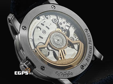 Audemars Piguet 愛彼 AP錶 CODE 11.59系列 15210ST.OO.A348KB.01 藍色同心圓漣漪紋飾面盤&nbsp;大三針 不鏽鋼材質 2025年保卡&nbsp;自動上鍊 41mm