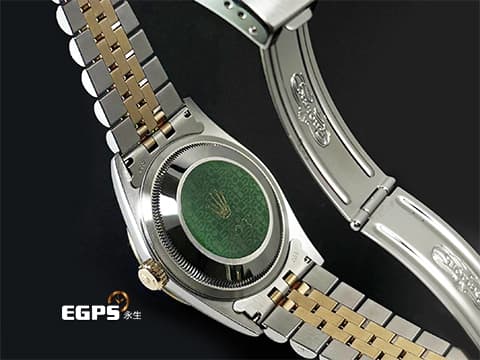 ROLEX 勞力士 DATEJUST DJ36 16233 經典蠔式日誌型 18K黃金半金款 原鑲包檯十鑽面 台灣公司貨&nbsp;&nbsp;自動上鏈 36mm