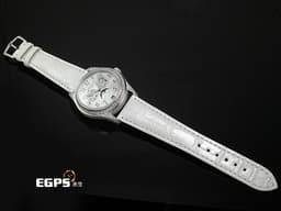 PATEK PHILIPPE 百達翡麗 PP錶 Annual Calendar 複雜功能計時系列 4937G/001 18K白金材質 <font color="#fa00fa">年曆錶 月相顯示</font><font color="#05f0f0"> 原廠鑲嵌鑽石錶圈 珍珠貝殼面盤</font>&nbsp;自動上鍊 37mm