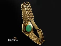 ROLEX 勞力士 Oyster Perpetual DAY-DATE 118238 蠔式 星期日曆型 18K黃金材質 <font color="#ff0000">經典紅蟳</font>&nbsp;&nbsp;<font color="#fafa01">香檳金色面盤 原廠鑲嵌鑽石時標</font><font color="#ff0000"> 配件齊全 保有部分原廠膠膜 未整理一手錶</font>&nbsp;自動上鍊 36mm