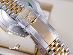 ROLEX 勞力士 GMT-Master II 蠔式 格林威治型 126713GRNR <font color="#9c9893">灰</font><font color="#4F4F4F">黑</font>雙色陶瓷錶圈 皮蛋圈 126713 GRNR <font color="#f5dea8">18K黃金 半金款</font> 兩地時間 <font color="#FF0000">2025年保卡 部分原廠膠膜 僅試戴 紀念型（Jubilee）五銖錶帶</font> 自動上鍊 40mm