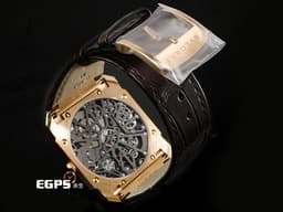 BVLGARI 寶格麗 Bulgari Octo Finissimo系列 Skeleton 8 Days 103667 18K玫瑰金材質&nbsp;<font color="#fdd296">超薄5.95mm 鏤空面盤 動力儲存顯示</font> 經典八角形多稜角設計錶框 八日鍊 小秒針 <font color="#ff0000">超薄機械機芯</font>&nbsp;<font color="#FF0000">2025年保卡 官方新錶訂價：1,271,000元</font>&nbsp;手上鏈 40mm