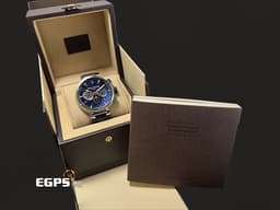 LOUIS VUITTON 路易威登 Tambour系列 Blue Chronograph Q102V0 <font color="#ff0000">法式頂級時尚與硬核機械工藝品 側面鐫刻 LOUIS VUITTON 字母 </font><font color="#0582f5">金屬藍黑色大型V字面盤&nbsp;</font>計時碼錶 自動上鍊 44mm