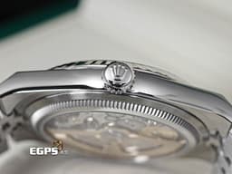 ROLEX 勞力士 Land-Dweller 40 蠔式 陸行者 127334 <font color="#ededed">醇白色蜂巢圖案錶面</font> 大三針 不鏽鋼&nbsp;<font color="#fa00fa">最新款7135型機芯 透明錶背</font>&nbsp;18K白金經典三角坑紋外圈&nbsp;<font color="#FF0000">2025年保卡 纖薄紀念型（Flat Jubilee）錶帶</font>&nbsp;自動上鍊 40mm