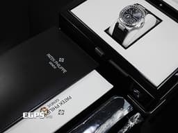 Patek philippe 百達翡麗 PP Nautilus 金鷹 鸚鵡螺 5712G 18K白金 <font color="#05f0f0">灰色漸層面盤 精鑲鑽石錶圈、錶爾</font> <font color="#ff0000">2015年保單</font>&nbsp;自動上鏈 43x38mm