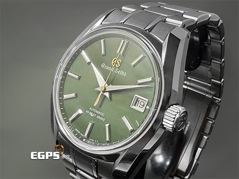 GRAND SEIKO 特級精工 GS精工 Heritage Collection 系列 SBGH351 不鏽鋼材質 立夏「Rikka」深綠色紋理面盤描繪初夏時節 草原被清爽微風吹拂的景象&nbsp;2026年保卡&nbsp;自動上鍊 40mm