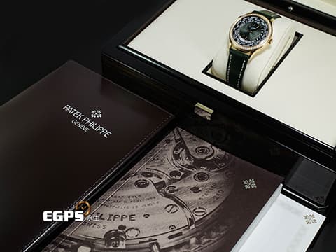 Patek philippe 百達翡麗 PP錶 Complications 複雜功能時計 World Time 世界時區 7130R-014 18K玫瑰金材質&nbsp;&nbsp;原廠鑲嵌89顆鑽石（1.09 克拉）錶圈、錶扣&nbsp;綠色手工雕紋面盤 2025年保單 新錶訂價：2,038,000元 自動上鍊 36mm