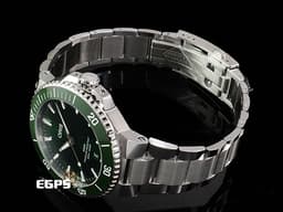 ORIS 豪利時 Aquis Date 時間之海 0173377894157&nbsp;<font color="#009100">綠色陶瓷錶圈 綠色面盤 綠水鬼</font> 不鏽鋼材質 <font color="#ff0000">2025年保卡</font><font color="#FF0000"></font> 潛水錶 自動上鍊 43.5mm