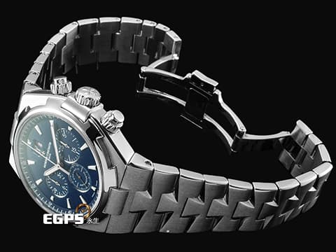 Vacheron Constantin 江詩丹頓 VC Oversea Chronograph 49150/000A-9745 不鏽鋼材質 縱橫四海 藍色計時面盤 2022年保卡 自動上鏈 42mm