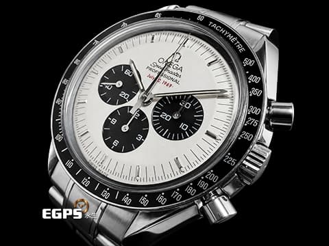 OMEGA 歐米茄 Speedmaster Professional Moonwatch 超霸系列 3569.31.00 登月錶 不鏽鋼材質【Apollo11阿波羅11號登月35週年紀念版】全球限量3500只 彩色阿波羅11號任務徽章紀念藍水晶錶背&nbsp;計時碼表&nbsp;手動上鍊 42mm