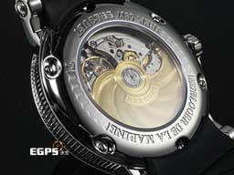 BREGUET 寶璣 Marine Big Date 5817ST/12/5V8&nbsp;不鏽鋼材質 <font color="#05f0f0">大日期窗 銀白色放射狀扭索紋面盤</font>&nbsp;<font color="#ff0000">已回原廠洗油保養延長兩年保固至2027年6月 台灣公司貨</font> 潛水錶 自動上鏈 39mm