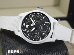 IWC 萬國錶 Big Pilot's Perpetual Calendar 大飛行員 TOP GUN 海軍空戰部隊 IW503008&nbsp;<font color="#bababa">太浩湖 特別版 白陶瓷</font><font color="#ff0000"> </font>七日鍊 萬年曆 月相盈虧 大飛<font color="#ff0000">&nbsp;2023年台灣公司貨</font>&nbsp;飛行錶 自動上鍊 46.5mm