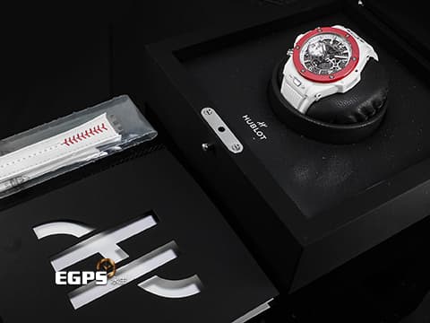HUBLOT 宇舶 Big Bang Unico 大爆炸 左冠 白色陶瓷材質&nbsp;441.HF.2210.RW 2025年電子保卡 限量35支&nbsp;自動上鍊 42mm