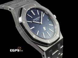 AUDEMARS PIGUET AP錶 愛彼 ROYAL OAK 皇家橡樹系列
「JUMBO」 16202BC.OO.1240BC.02 18K白金材質 <font color="#05f0f0">超薄錶殼款式 藍色粒面裝飾錶面</font> <font color="#ff0000">2026年保卡 已貼膜</font>&nbsp;自動上鍊 39mm




