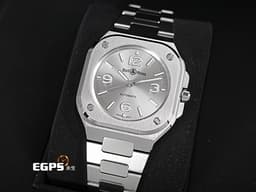 Bell &amp; Ross 柏萊士 Urban系列 BR-05 Grey Steel&nbsp;<font color="#aaaaaa">灰色太陽紋面盤</font>&nbsp;中型 BR05A-S-GR-ST/SST 不鏽鋼 大三針&nbsp;<font color="#FF0000">2025年保單</font>&nbsp;自動上鍊 36mm
