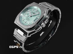 Bell &amp; Ross 柏萊士 Urban系列 BR-X5 ICE BLUE STEEL&nbsp;<font color="#70cce1">冰藍色面盤 動力儲存顯示</font>&nbsp;不鏽鋼材質&nbsp;<font color="#FF0000">2025年保卡</font>&nbsp;自動上鍊 41mm