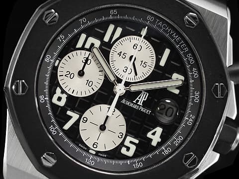 Audemars Piguet 愛彼 AP錶 Royal Oak Offshore 皇家橡樹 離岸型 25940SK 計時碼錶 經典八角型外框 不鏽鋼材質 自動上鍊 42mm