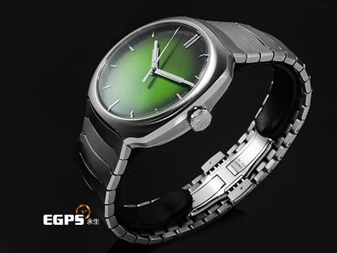H.MOSER &amp; CIE 亨利慕時 STREAMLINER 疾速者系列 6201-1200 不鏽鋼材質&nbsp;Matrix Green 綠色煙熏錶盤 2025年保卡&nbsp;自動上鍊 40mm