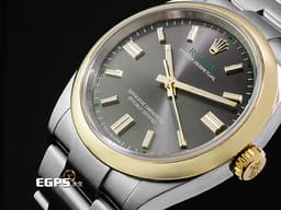 ROLEX 勞力士 Oyster Perpetual 36 蠔式恆動型 126003 OP36 不鏽鋼&amp;18K黃金材質 半金&nbsp;<font color="#05f0f0">今年最新款 100週年紀念款 石板灰色太陽放射紋面盤</font> <font color="#058703">100週年字樣 勞力士綠色「ROLEX」字樣以及綠色方格時標</font>&nbsp;<font color="#FF0000">2026年保卡</font> 自動上鍊 36mm