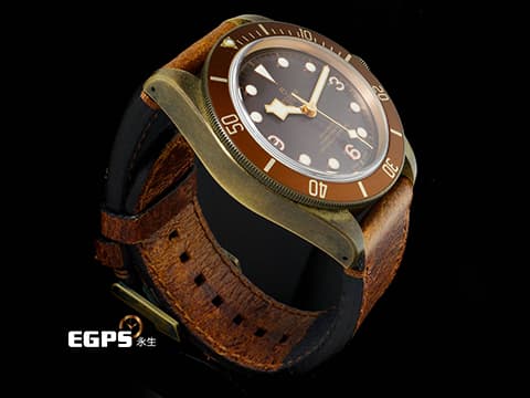 TUDOR 帝舵 Heritage Black Bay Bronze&nbsp;79250BM 青銅材質 棕色面盤 2018年保卡 潛水錶 自動上鍊 43mm