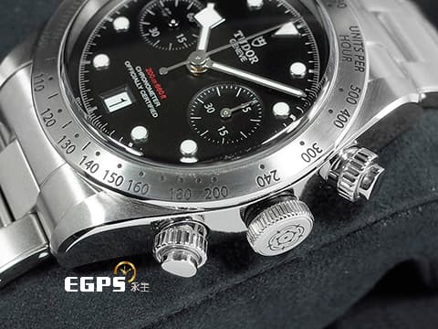 TUDOR 帝舵 Heritage Black Bay Chrono 79350 計時碼錶  2021保單「Born To Dare」天生敢為 貝克漢代言   自動上鍊 41mm