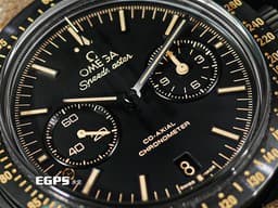 OMEGA 歐米茄 Speedmaster Chronograph 超霸 速霸 31192445101006 計時碼表 <font color=#4F4F4F>Dark Side of the Moon「月之暗面」陶瓷面盤</font> 黑陶瓷錶殼 <font color=#be9672>復古色刻度、夜光指針時標</font> 同軸擒縱 自動上鏈 44.25mm