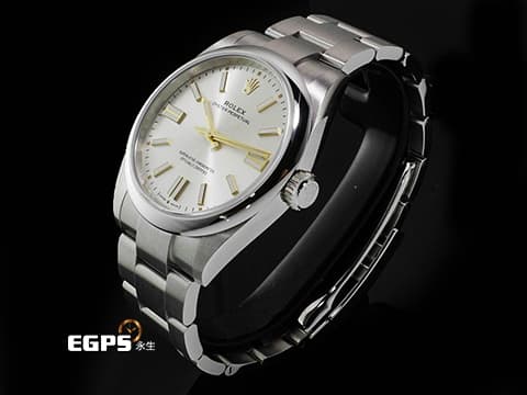 ROLEX 勞力士 Oyster Perpetual 41 蠔式恆動型 134300 銀色太陽紋放射面盤 經典 OP41 不鏽鋼材質 2025年新款 (134300 )2025年保卡&nbsp;自動上鍊 41mm