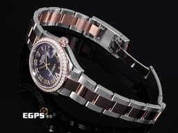 ROLEX 勞力士 DateJust 278381RBR 18K永恆玫瑰金 半金款 <font color="#dabddb">薰衣草紫色面盤 原廠鑲嵌鑽石VI時標</font> <font color="#05f0f0">原廠鑲嵌鑽石錶圈</font> <font color="#ff0000">2026年保卡</font> 自動上鍊 31mm