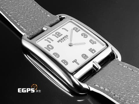 HERMES 愛馬仕 HEURE H 系列 CC3.710.130 不鏽鋼材質 H型錶殼  台灣公司貨  石英機芯 29mm