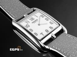 HERMES 愛馬仕 HEURE H 系列 CC3.710.130 不鏽鋼材質 H型錶殼 <font color=#FF0000> 台灣公司貨 </font> 石英機芯 29mm