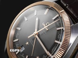 OMEGA 歐米茄 星座系列 Globemaster 130.23.41.22.06.001&nbsp;<span style="font-size: 10pt;">13023412206001 </span><font style="font-size: 10pt;" color="#f5d9c2">18K玫瑰金材質 半金款 太陽線紋磨砂灰色Pie Pan Dial-多邊型立體錶盤</font><span style="font-size: 10pt;">&nbsp;</span><font color="#ff0000" style="font-size: 10pt;">2022年保卡</font><span style="font-size: 10pt;">&nbsp;自動上鏈 41mm</span>